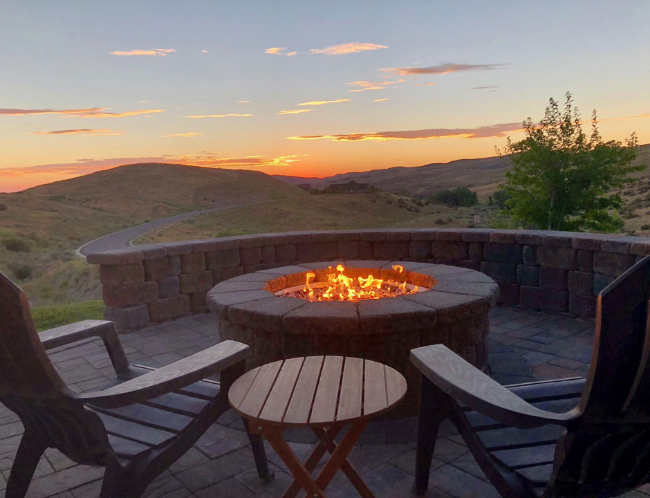 Patio with Fire Pit
